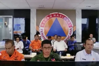 rapat kordinasi penanggulangan dan evakuasi gempa magnitudo 7,6