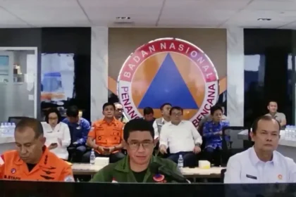 rapat kordinasi penanggulangan dan evakuasi gempa magnitudo 7,6