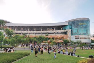 ruang terbuka mall bsd xchange