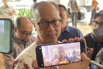 Menteri Perindustrian (Menperin) Agus Gumiwang Kartasasmita saat ditemui di Kantor Kementerian Keuangan