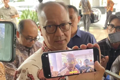 Menteri Perindustrian (Menperin) Agus Gumiwang Kartasasmita saat ditemui di Kantor Kementerian Keuangan