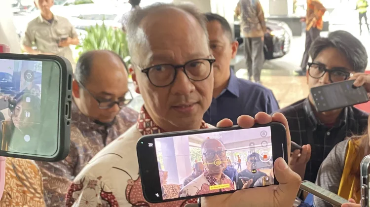 Menteri Perindustrian (Menperin) Agus Gumiwang Kartasasmita saat ditemui di Kantor Kementerian Keuangan